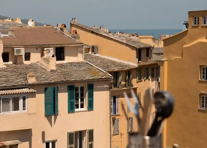 Vatta Centre Avec Roof Bain A Remous Et Vue Panoramique باستيا